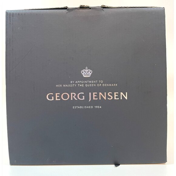 2 VTG Georg Jenson Candle Holders Gold Plt Stainless Rare Denmark MCM Minimal - Picture 13 of 16